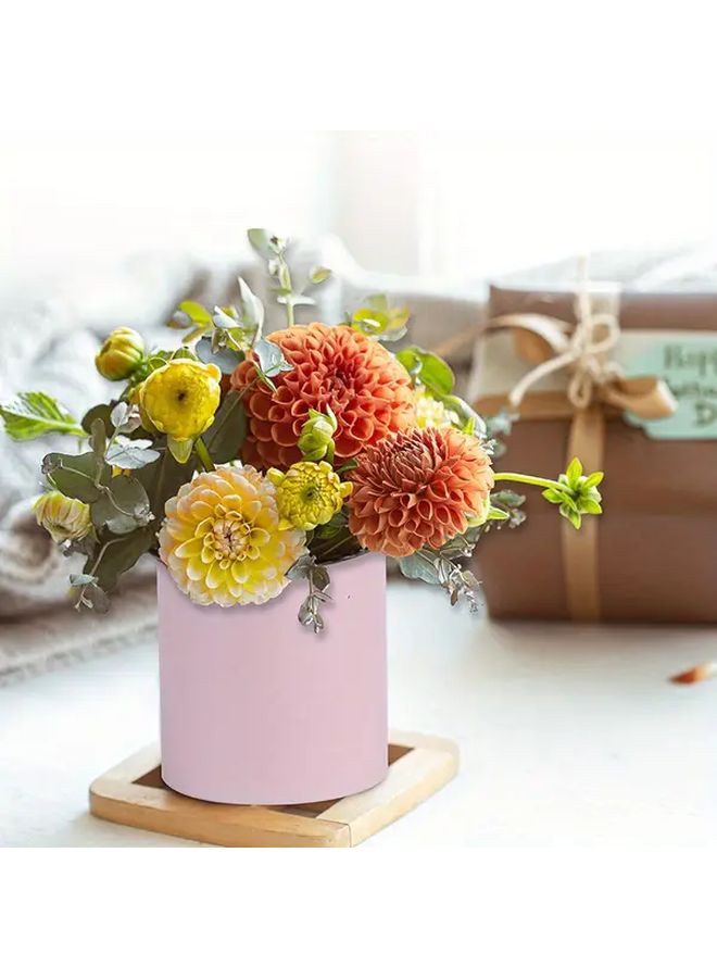 4Pcs Mini Flower Box Portable Hug Bucket Vase B05 Color Wedding Party Birthday Gift Decoration - Image 4